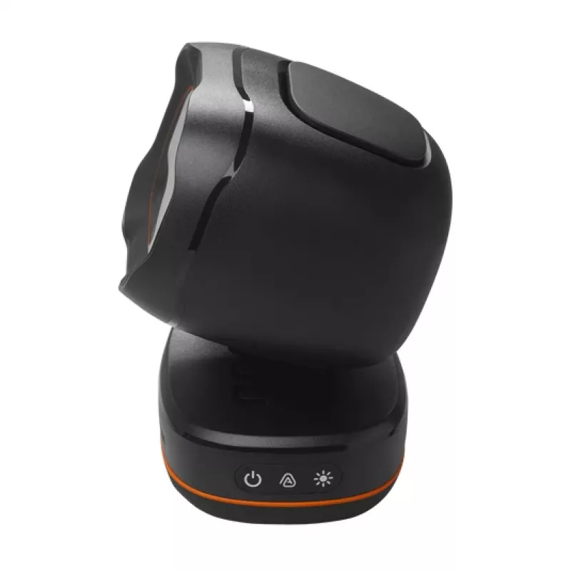 JBL PartyLight Beam — iekštelpu mikrofons ar apgaismojumu, melns