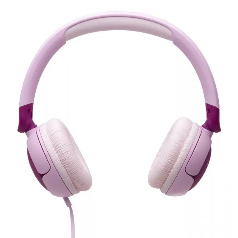 Austiņas JBL Junior 320 vadu, uz auss, galvas saite, 20–20000 Hz, 116,8 g, violetas