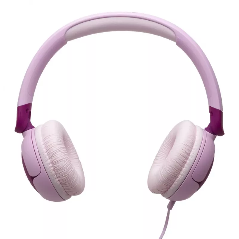 Austiņas JBL Junior 320 vadu, uz auss, galvas saite, 20–20000 Hz, 116,8 g, violetas