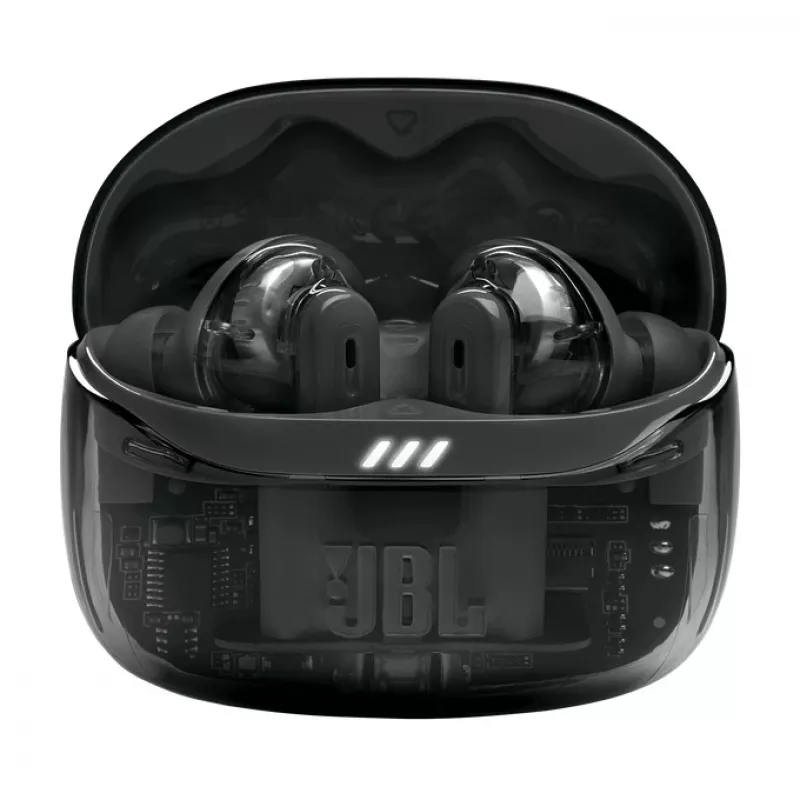 JBL Tune Beam 2 Ghost Edition Bezvadu Austras Iekšējās Mūzikai/Ikdienai Melnas
