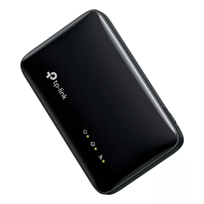 4G bezvadu maršrutētājs TP-Link M7005, vienas joslas 2,4 GHz, NanoSIM, Wi-Fi 6, melns