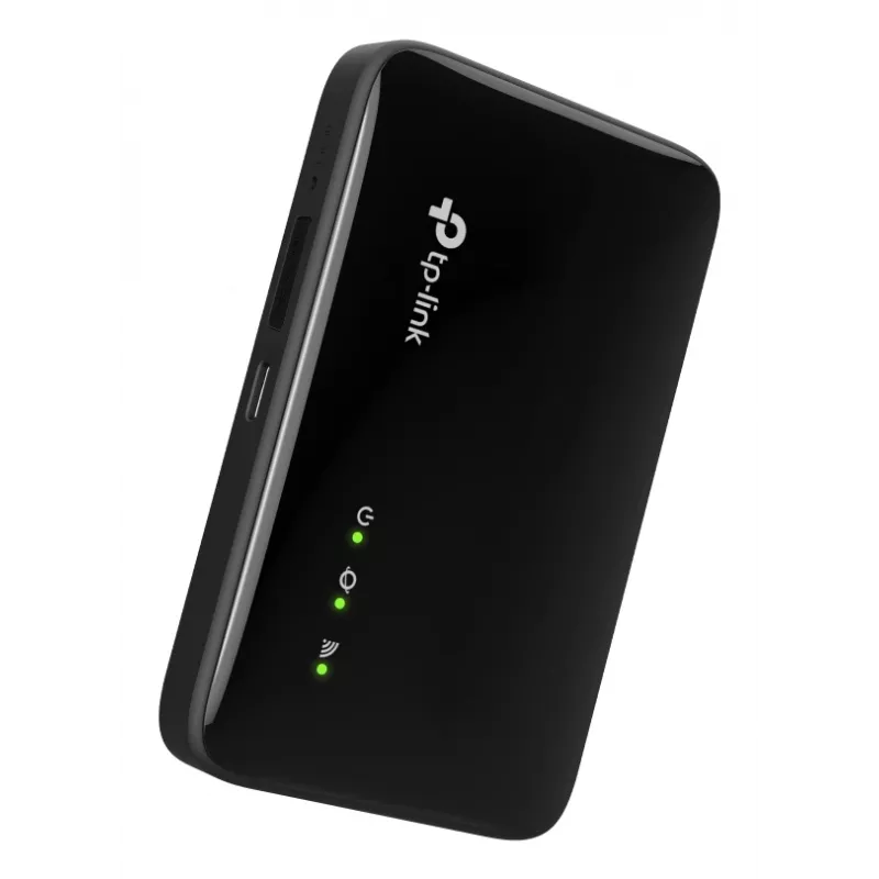 4G bezvadu maršrutētājs TP-Link M7005, vienas joslas 2,4 GHz, NanoSIM, Wi-Fi 6, melns
