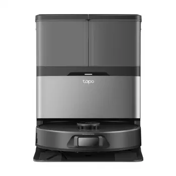 Robot putekļsūcējs TP-Link Tapo RV50 Pro Omni — 0,28 L putekļu tvertne, 5200 mAh akumulators, bāzes stacija ar 3 L putekļu tvertni