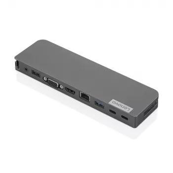 Lenovo USB-C Mini Dock 40AU0065EU – kompakta dokstacija ar HDMI, VGA, Ethernet un USB-A portiem