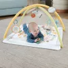 Fisher-Price Sensimals Simply Senses Newborn Gym mazuļa aktivitāšu paklājiņš ar 6 sensorajām rotaļlietām