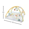 Fisher-Price Sensimals Simply Senses Newborn Gym mazuļa aktivitāšu paklājiņš ar 6 sensorajām rotaļlietām