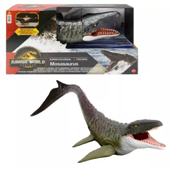 Jurassic World Atdzimšana Super Kolosāls Mozasaura Figūra, Dinozauru Rotaļlieta