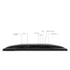 27 collu LED monitors Lenovo L27M-30, 1920×1080 Full HD, IPS, 6 ms, 250 cd/m², USB 3.2 centrmezgls, skaļruņi, VESA, sudrabs/melns