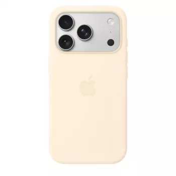 Silikona maciņš ar MagSafe Apple iPhone 17 Pro — Vanilla, 16 cm (6,3 collu) ekrānam