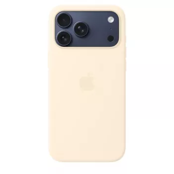 Silikona maciņš ar MagSafe Apple iPhone 17 Pro Max — Vanilla, piemērots 17,5 cm (6,9 collu) ekrānam
