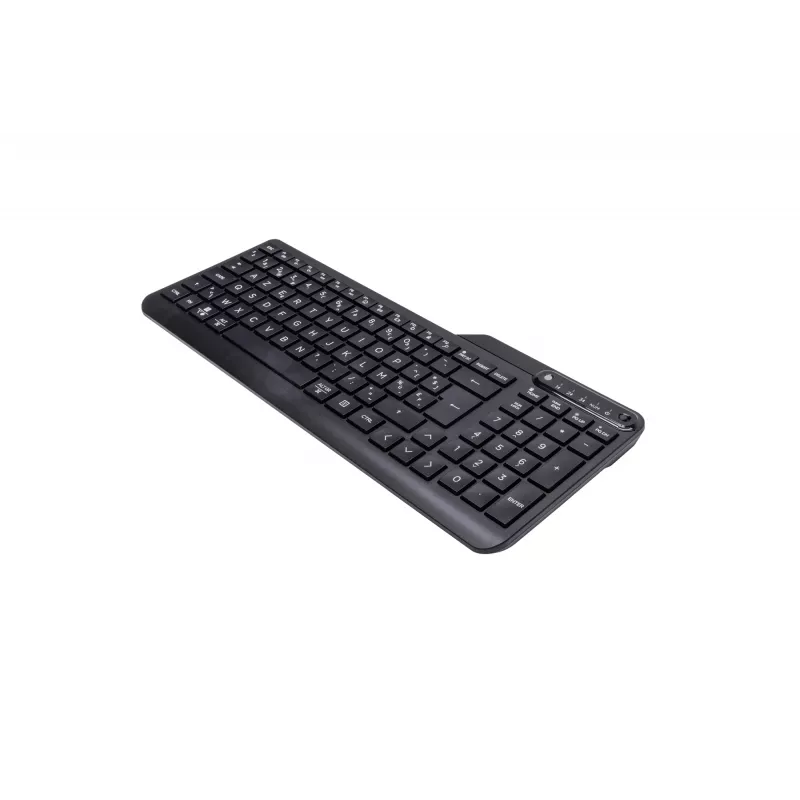 HP 460 Daudziietaišu Bluetooth tastatūra AZERTY Beļģu melna