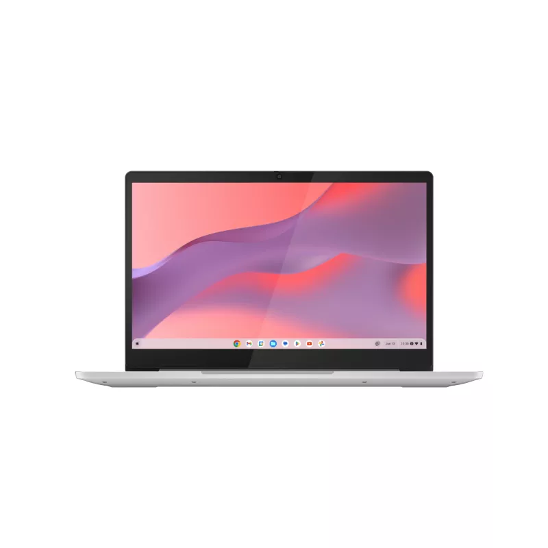 Lenovo IdeaPad Slim 3 Chrome 14M868 Chromebook, MediaTek Kompanio 520, 14 inch Full HD, 4 GB RAM, 128 GB eMMC, ChromeOS, Pelēks