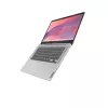 Lenovo IdeaPad Slim 3 Chrome 14M868 Chromebook, MediaTek Kompanio 520, 14 inch Full HD, 4 GB RAM, 128 GB eMMC, ChromeOS, Pelēks