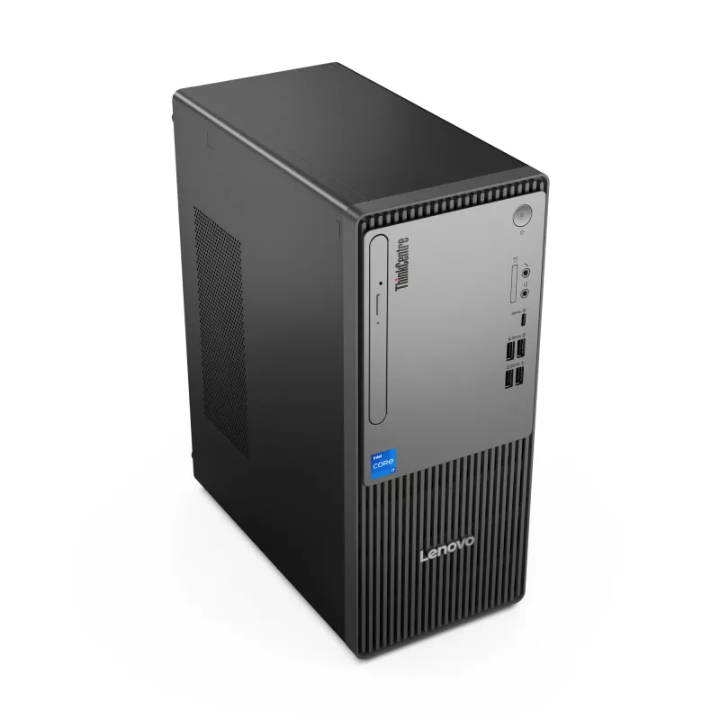 Lenovo ThinkCentre neo 50t Gen 5 Intel Core i3-14100 8 GB DDR5 256 GB SSD Windows 11 Pro Tower PC Melns