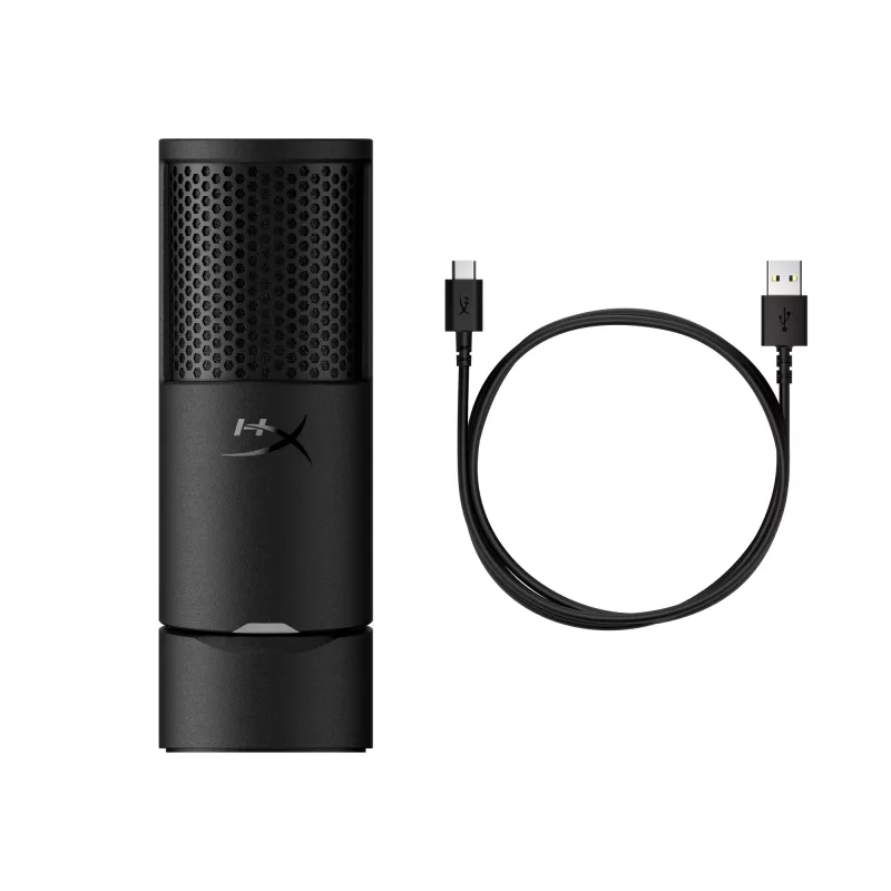 Mikrofons spēļu konsolēm HyperX Solocast 2 Black