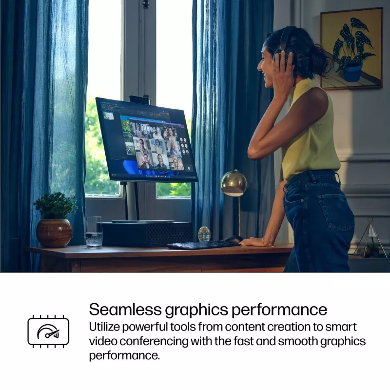 HP ProDesk 4 SFF G1i AI dators — Intel Core Ultra 7 265 (5.3 GHz, 20 kodoli), 16 GB DDR5, 1 TB NVMe SSD, Windows 11 Pro, Wi‑Fi 6E