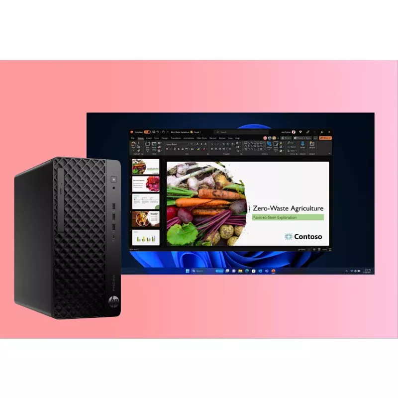HP ProDesk 4 Tower G1i darbvirsmas AI dators Intel Core Ultra 5 225 16 GB DDR5-SDRAM Windows 11 Pro