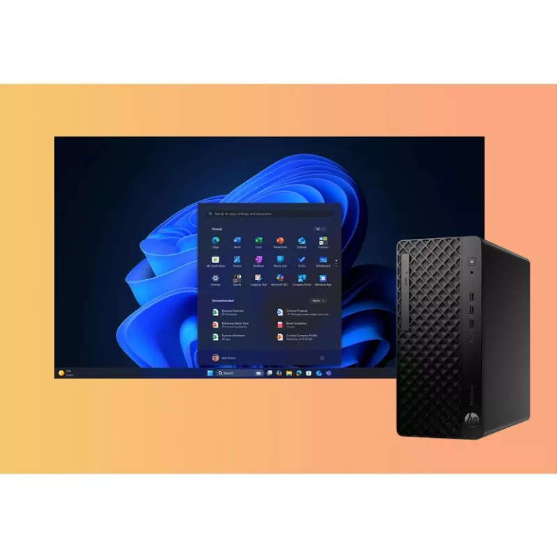 HP ProDesk 4 Tower G1i darbvirsmas AI dators Intel Core Ultra 5 225 16 GB DDR5-SDRAM Windows 11 Pro