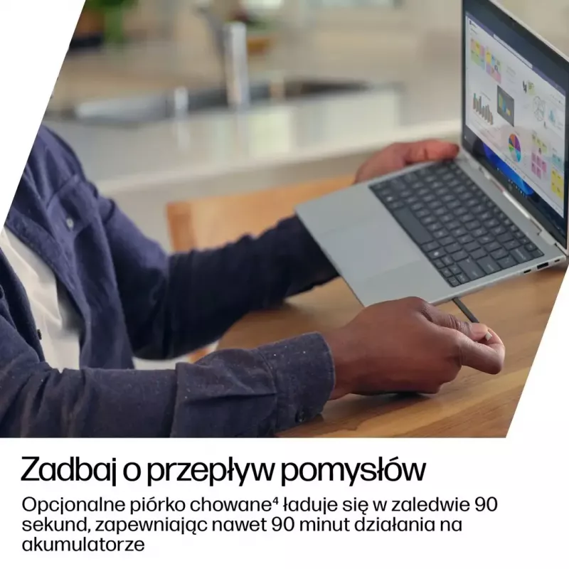 Pārnēsājamais dators HP EliteBook 8 Flip G1i 13 Ultra — 13,3 collu WUXGA Touch IPS 400 nits, Ryzen 7 255U, 32GB LPDDR5x-7500, 1TB SSD, Intel Arc kamera, 62Wh, Windows 11 Pro