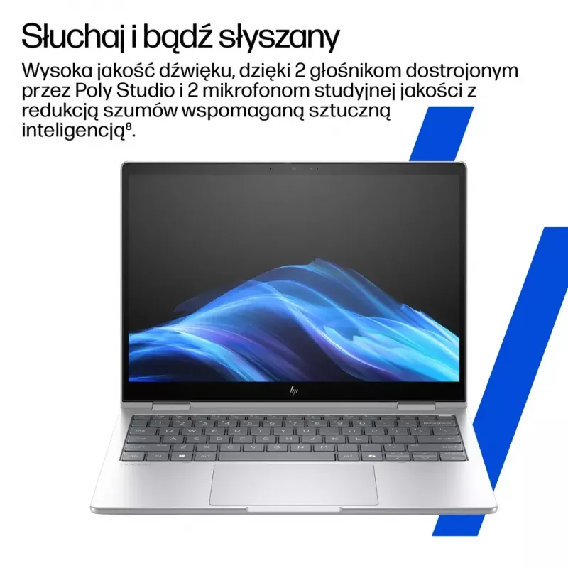 Pārnēsājamais dators HP EliteBook 8 Flip G1i 13 Ultra — 13,3 collu WUXGA Touch IPS 400 nits, Ryzen 7 255U, 32GB LPDDR5x-7500, 1TB SSD, Intel Arc kamera, 62Wh, Windows 11 Pro