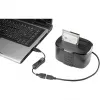 USB kabelis Renkforce RF-3322982 0,25m USB A Melns