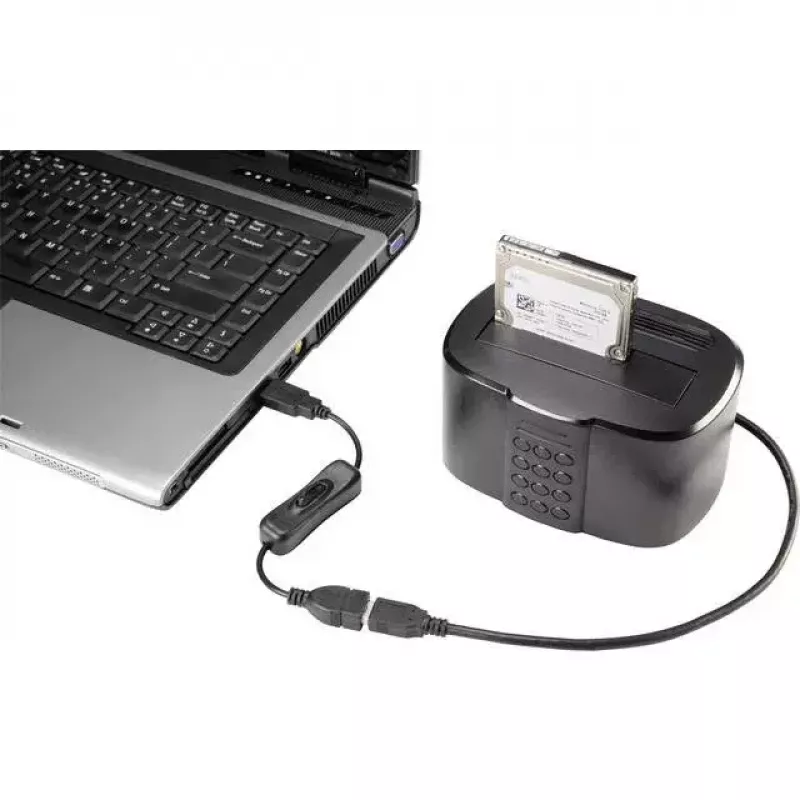 USB kabelis Renkforce RF-3322982 0,25m USB A Melns