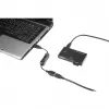 USB kabelis Renkforce RF-3322982 0,25m USB A Melns