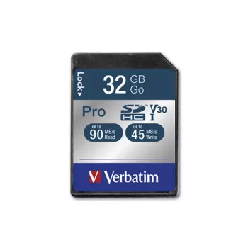 Atmiņas karte Verbatim Pro 32 GB SDHC UHS Class 10