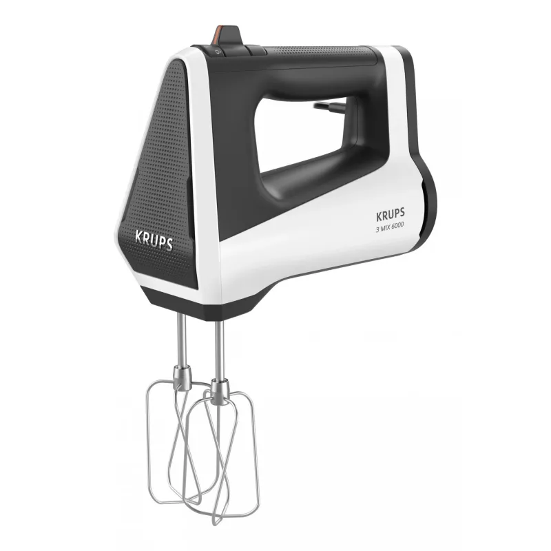 Krups 3MIX 6000 rokas mikseris 600 W Pelēks, Balts