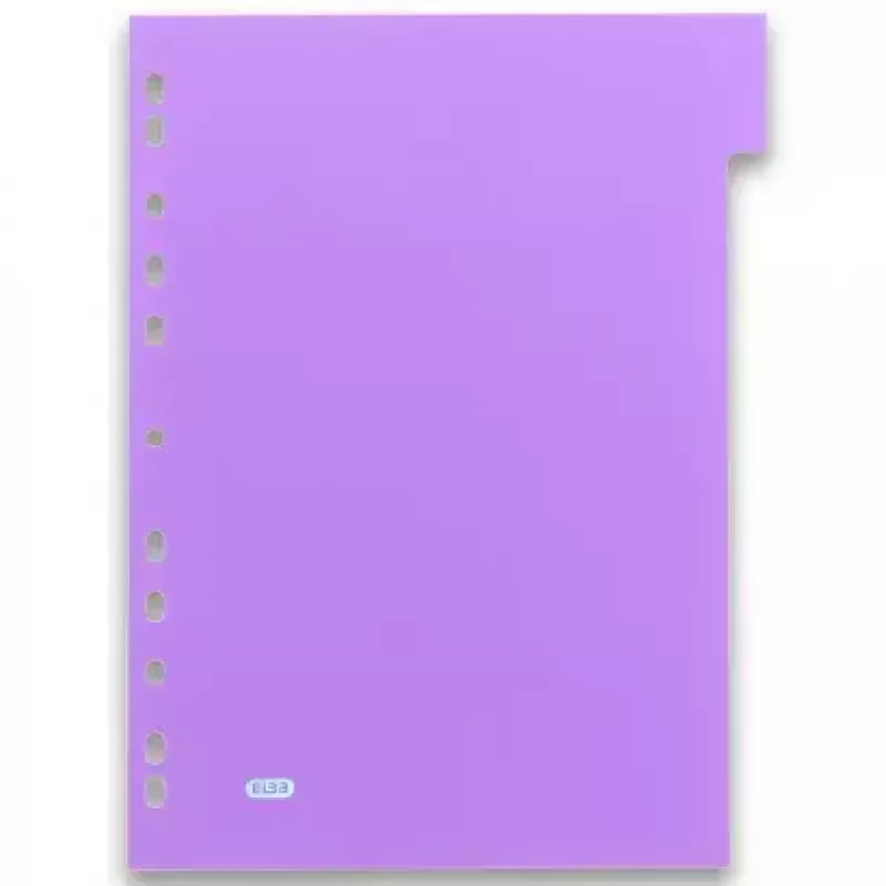 Dalītāji Elba Oxford 400005445 — A4 polipropilēns, krāsaini, 6 gab., 227×300 mm
