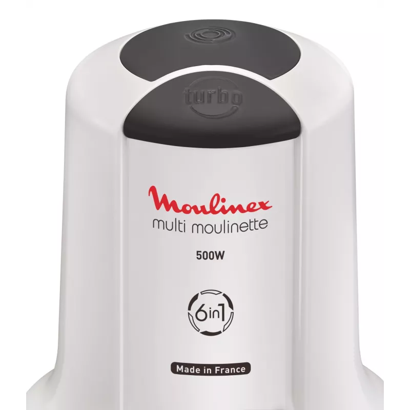 Elektriskais virtuves kombains Moulinex AT7231 0.5L 500W Balts