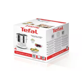 Tefal VC1451 tvaika katls ar 2 groziem, 900 W, balts/nerūsējošs tērauds