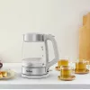 Tefal Glass Kettle KI605B30 elektriskā tējkanna 1.7 L 2200 W Pelēka, Sudraba, Caurspīdīga