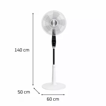 Grīdas ventilators Rowenta Turbo Silence Extreme VU5690, melns/balts