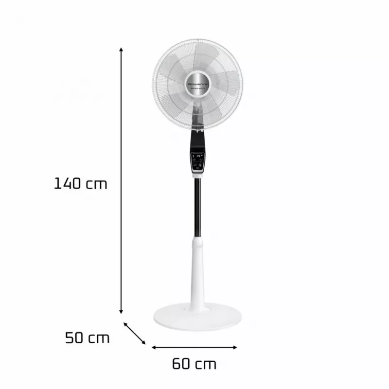 Grīdas ventilators Rowenta Turbo Silence Extreme VU5690, melns/balts