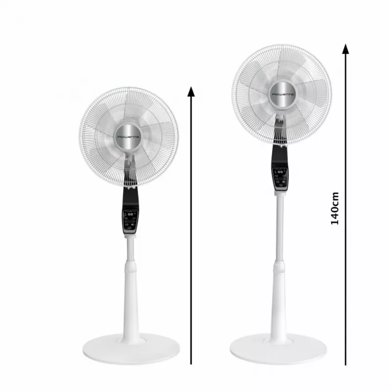 Grīdas ventilators Rowenta Turbo Silence Extreme VU5690, melns/balts