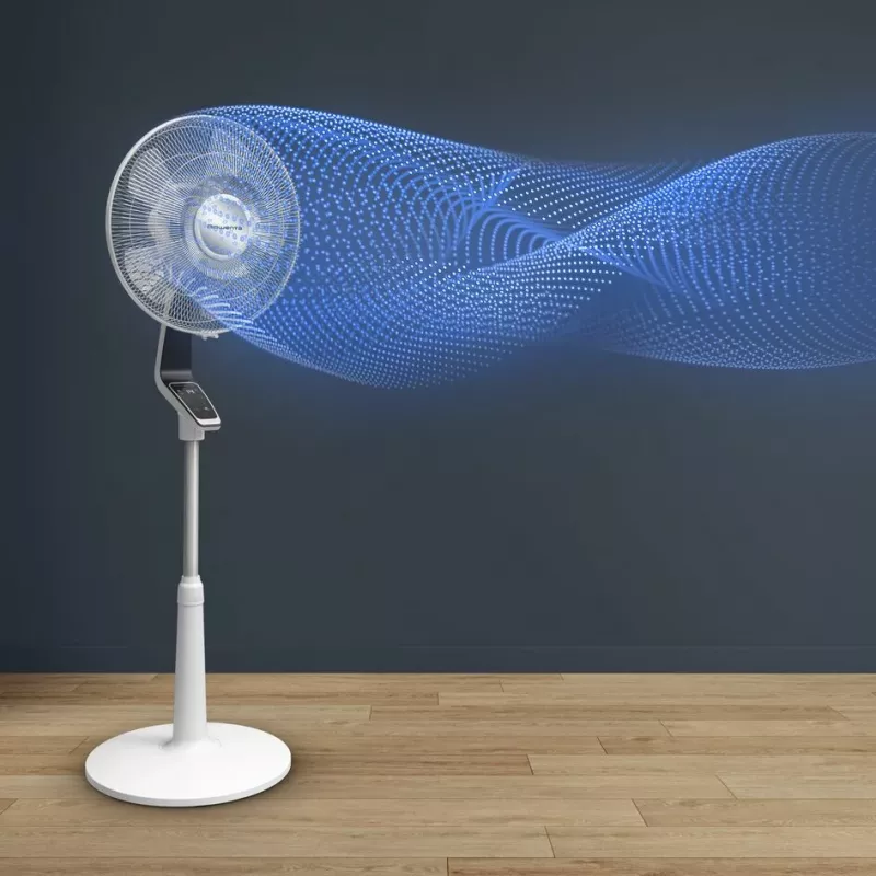 Grīdas ventilators Rowenta Turbo Silence Extreme VU5690, melns/balts