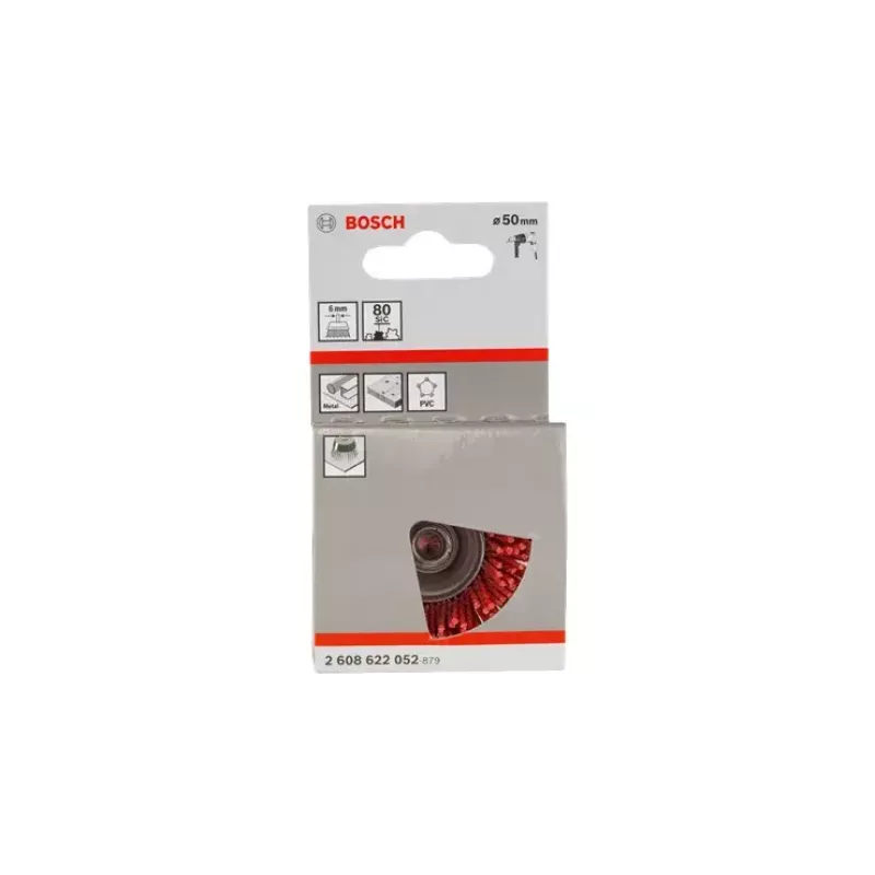 Stiepļu birstes kauss Bosch 2608622052 neilona sari, diametrs 5 cm, biezums 1.1 mm