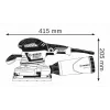 Bosch 0 601 292 801 orbitālā slīpmašīna 11000 RPM 22000 OPM