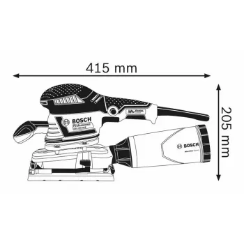 Bosch 0 601 292 801 orbitālā slīpmašīna 11000 RPM 22000 OPM