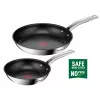 Cepšanas komplekts Tefal Intuition B817S255 — nerūsējošā tērauda pannas 20 cm un 26 cm
