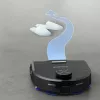 Robots putekļsūcējs Rowenta X‑Plorer RR9465WH — bezmaiss D‑forma, 0,35 L tvertne, 120 min darbība, Li‑Ion, 97×325×335 mm, melns
