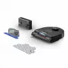 Robots putekļsūcējs Rowenta X‑Plorer RR9465WH — bezmaiss D‑forma, 0,35 L tvertne, 120 min darbība, Li‑Ion, 97×325×335 mm, melns