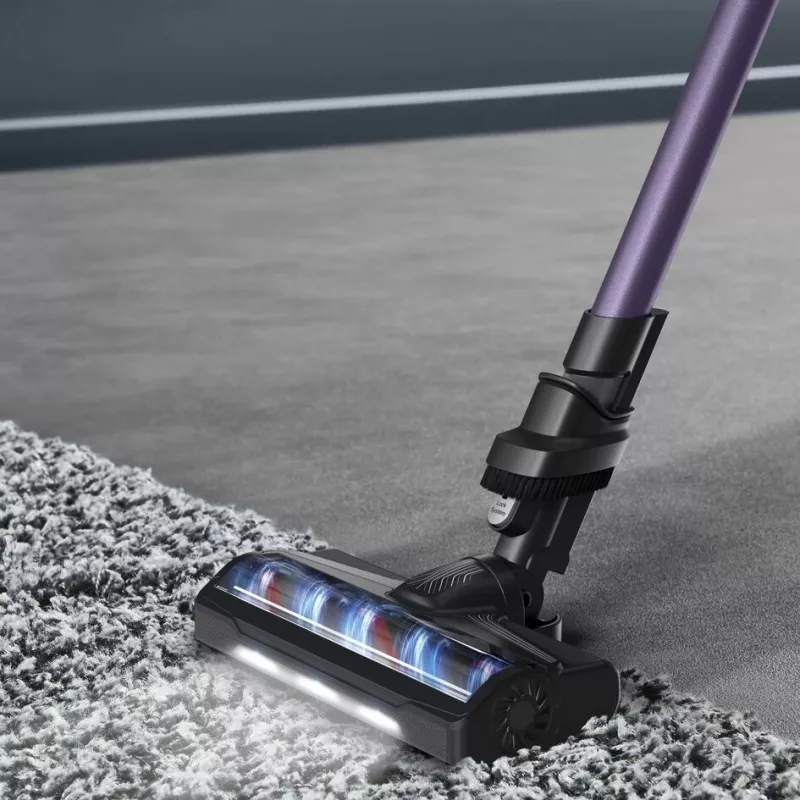 Rowenta RH6A31 2-in-1 kociņu putekļsūcējs ar akumulatoru, bez maisa, 140 W, melns, violets