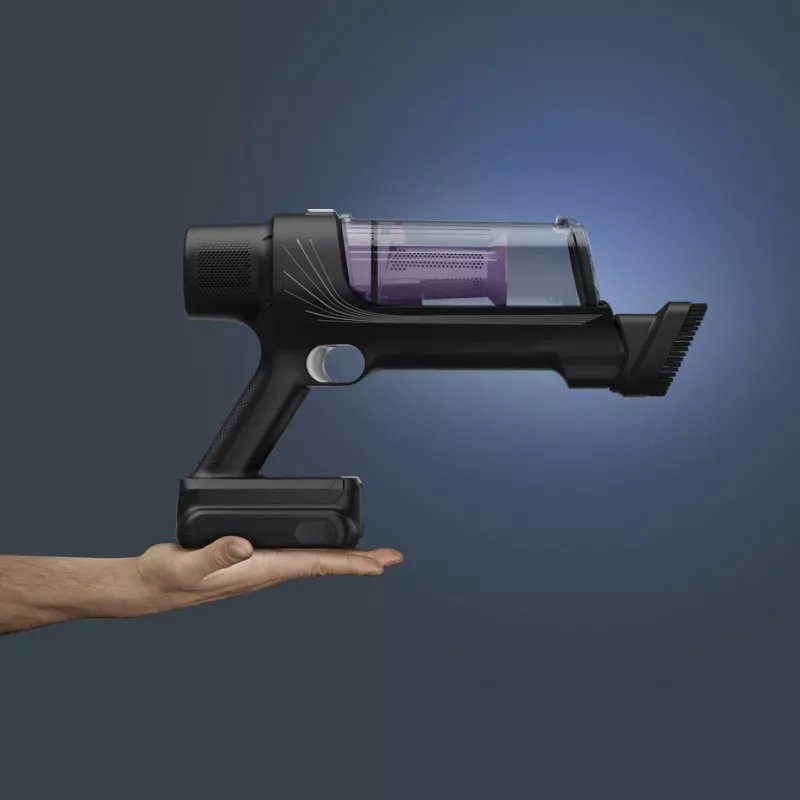 Rowenta RH6A31 2-in-1 kociņu putekļsūcējs ar akumulatoru, bez maisa, 140 W, melns, violets
