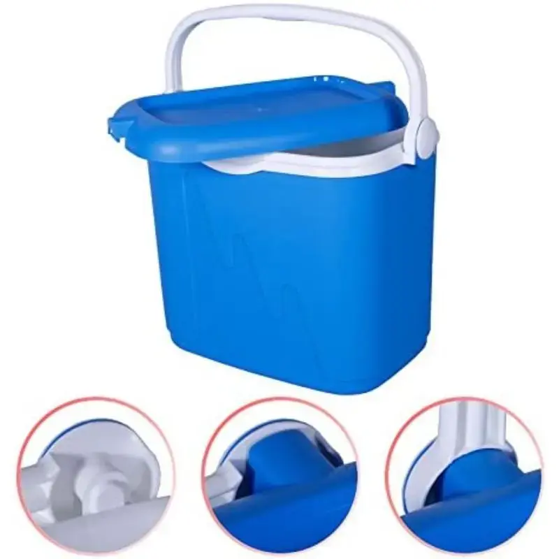 Dzesēšanas kaste Keter High-rise 33 L — 49.8×33.3×41 cm, zila/balta