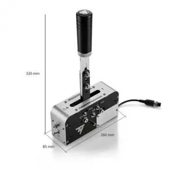 Rokasbremze Thrustmaster 4060306 USB Melns Sudrabs PC PS4 PS5 Xbox