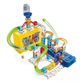 Konstruktors VTech Marble Rush M400 — 80 detaļas, interaktīva bumbiņu trase