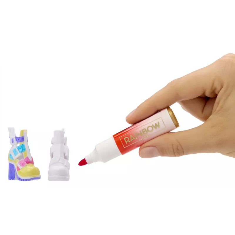 Rainbow High Air Brush & Create modes lelle - Violetas acis