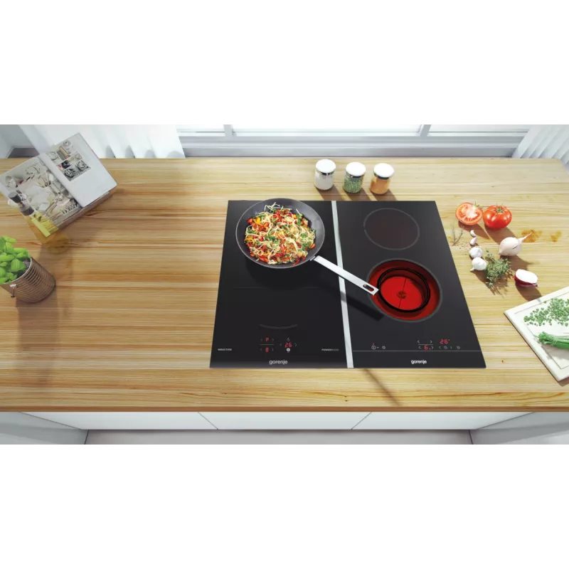 Gorenje ECT322BCSC keramiskā plīts virsma, melna, 2 zonas
